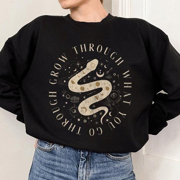 Other - Celestial Snake Boho Sweatshirt